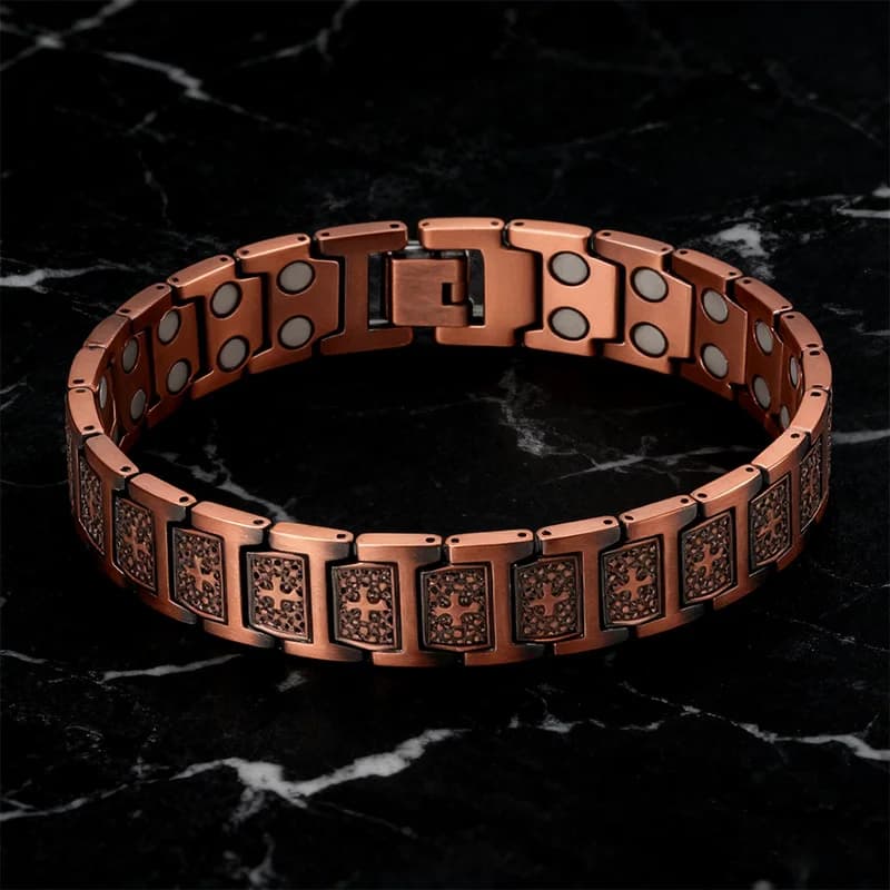 Bracelets populaires pour hommes, femmes et couples ; bracelets magnétiques énergétiques à large ban