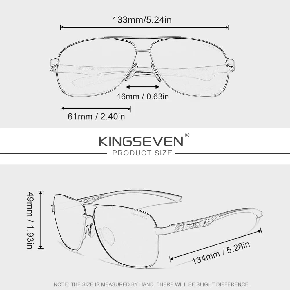 KINGSEVEN – lunettes de soleil classiques pour hommes et femmes, polarisées UV400, rétro, à la mode,