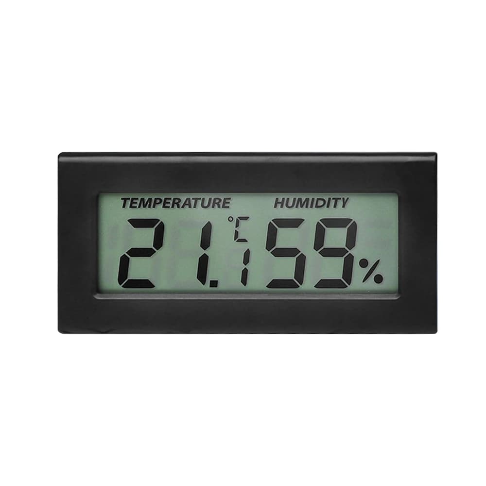 Compteur de température et d'humidité à affichage numérique LCD, adapté à plusieurs appareils d'inté