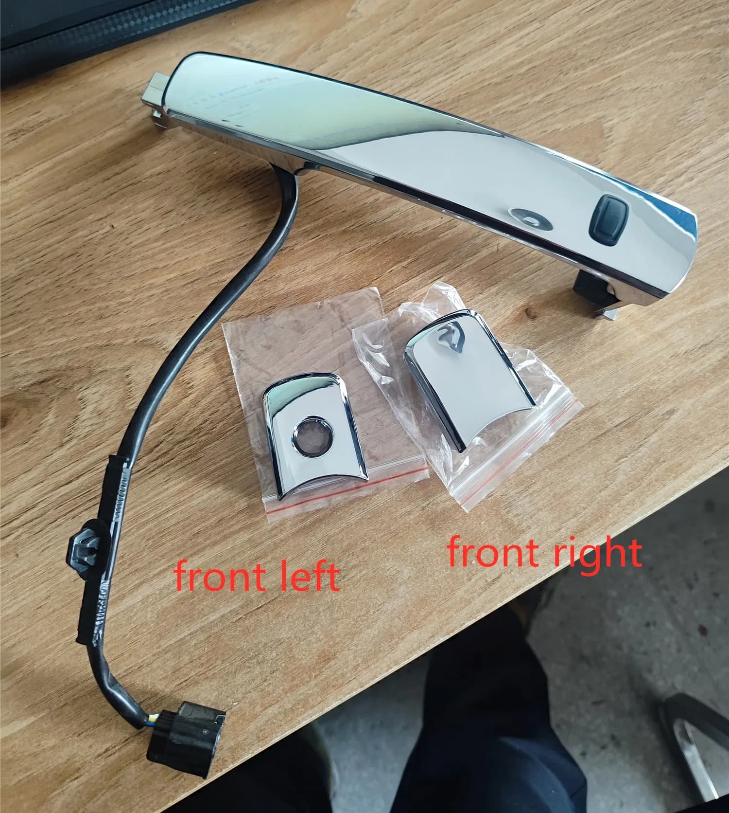 Poignée de porte extérieure pour x-trail 2009-2013 Rogue 2008-2013, avec boutons et câbles de détect
