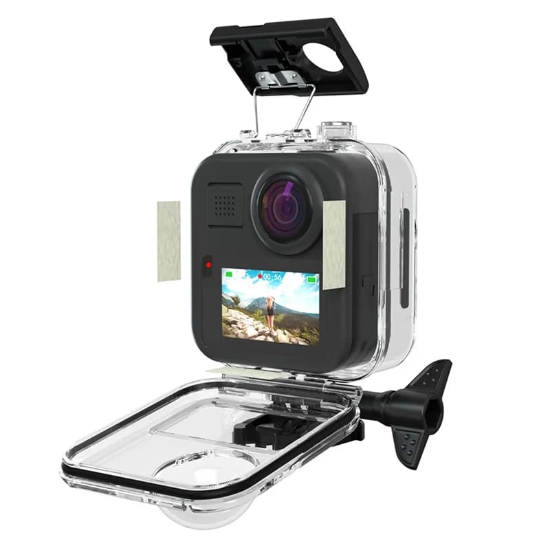 Étui étanche pour caméra de sport Gopro MAX, lunette de protection sous-marine, accessoires de plong