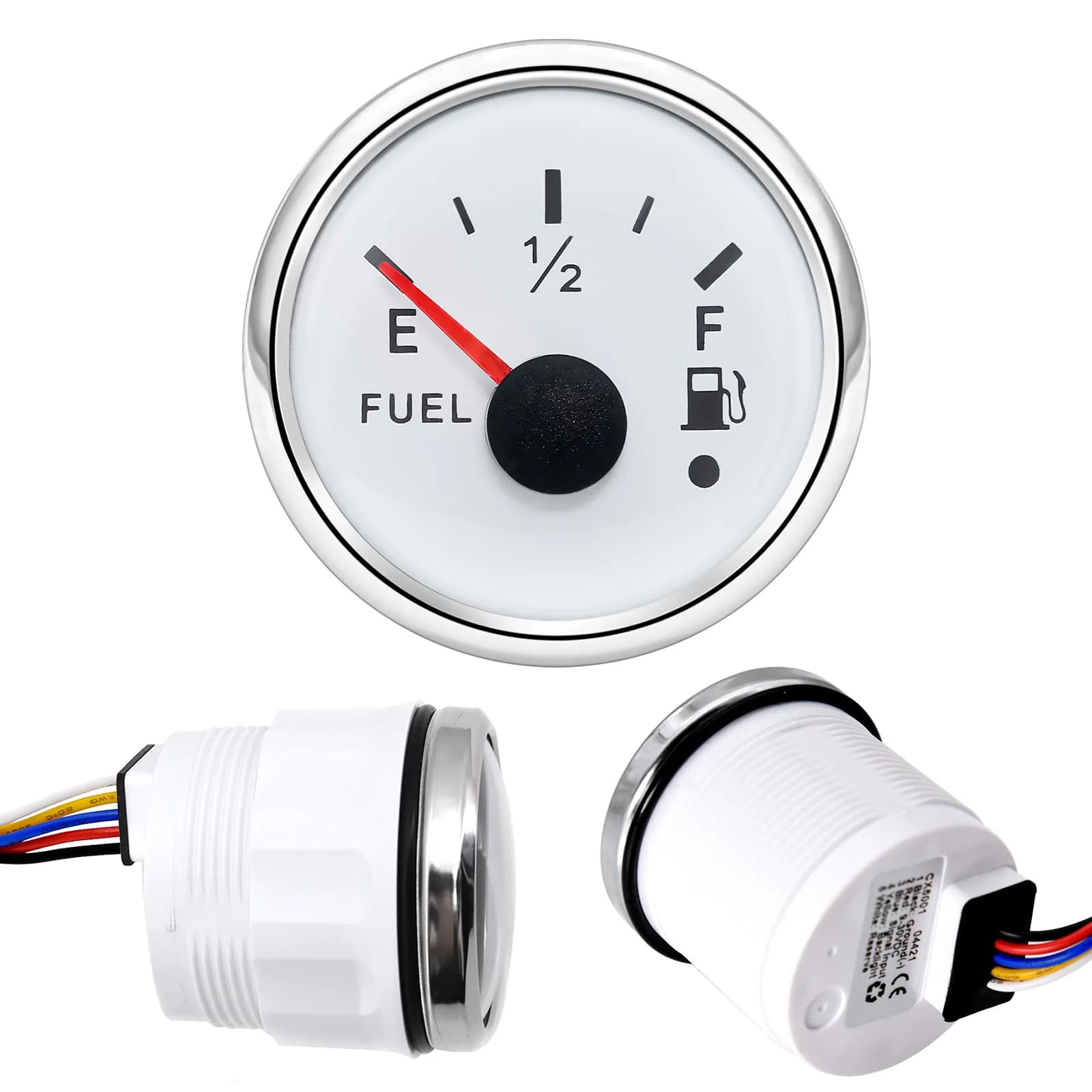 Jauge d'alarme de suralimentation pour bateau et voiture, 2 pouces, 52mm, compteur de pression d'hui