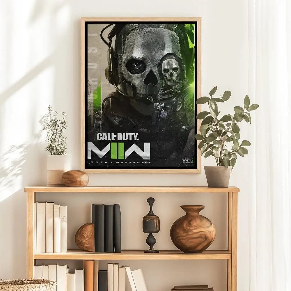 Peinture de décoration intérieure COD Call Of Duty G-Ghosts, affiche murale, décoration artistique a