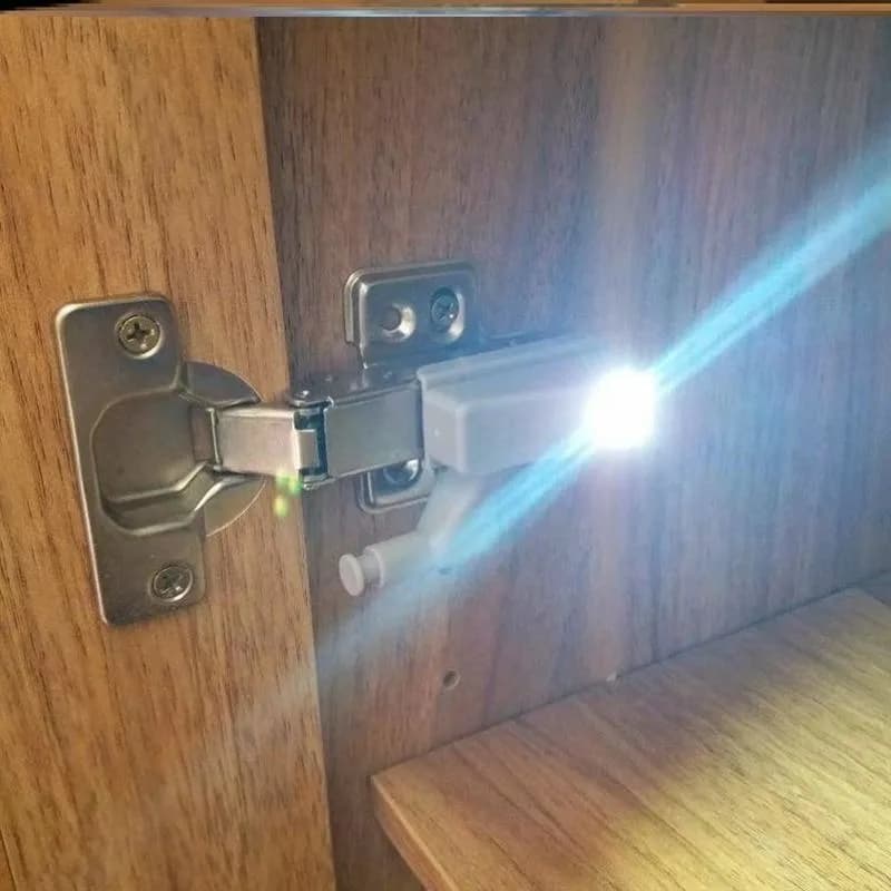 Lumière LED universel pour armoire,sous éclairage pour placard, charnière, lampe intérieur pour la c