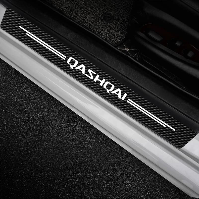 Autocollant de seuil de porte de voiture, 5 pièces/ensemble, pour Nissan Qashqai J10 J11 J12 2013 20