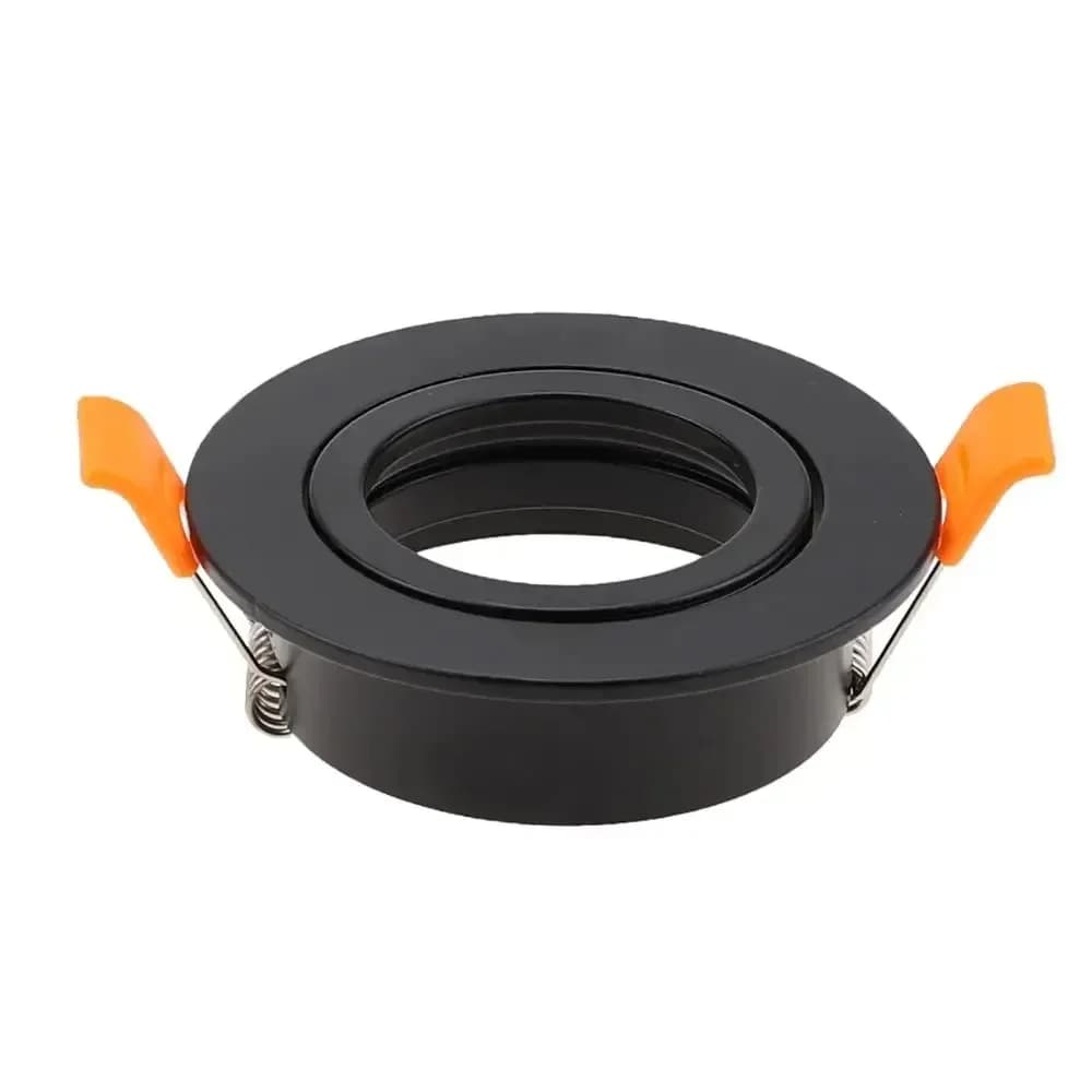 Moderne en aluminium rond GU10 MR16 réglable Spot luminaire LED Downlight plafond Spot cadre intérie