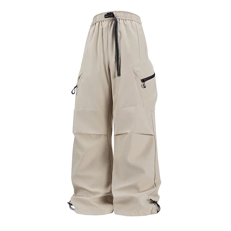 Printemps automne pantalon décontracté mode ample confortable respirant plusieurs poches Cargo panta