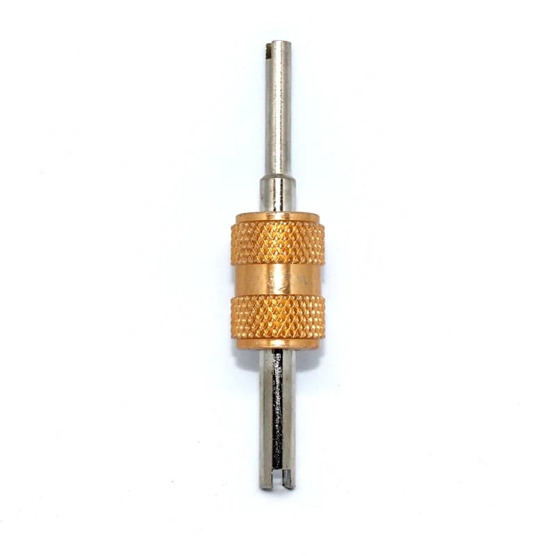 1 ensemble R12 R134A Auto voiture climatisation A/C pneu Valve tige noyau dissolvant Kit d'outils