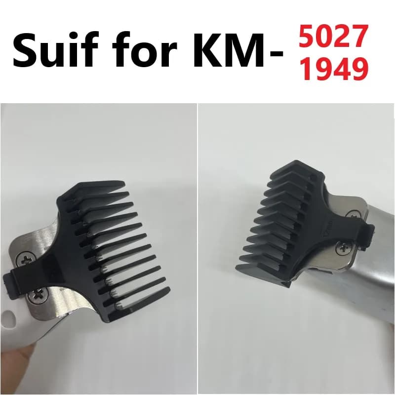 Kemei Hair Trimmer Limit Peigne Universel Noir Gardes Coiffeur Guide De Coupe De Cheveux pour KM-502