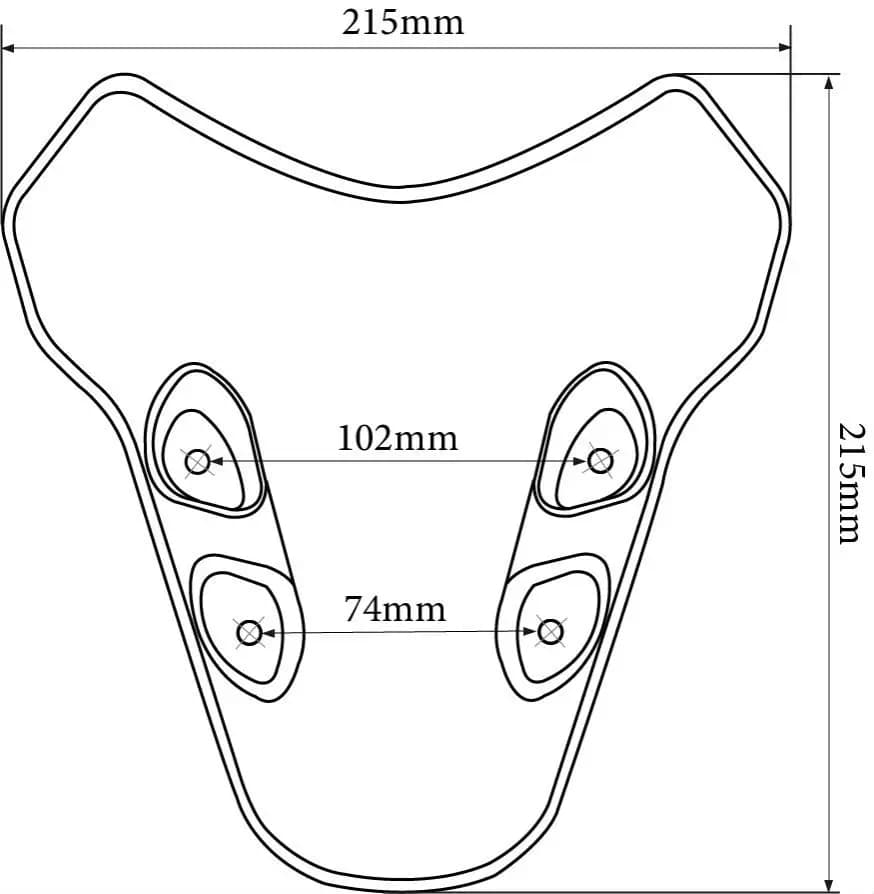 Déflecteur de pare-brise coupe-vent, accessoires de moto pour YAMAHA MT-07 MT07 MT 07 2021 2022 2023