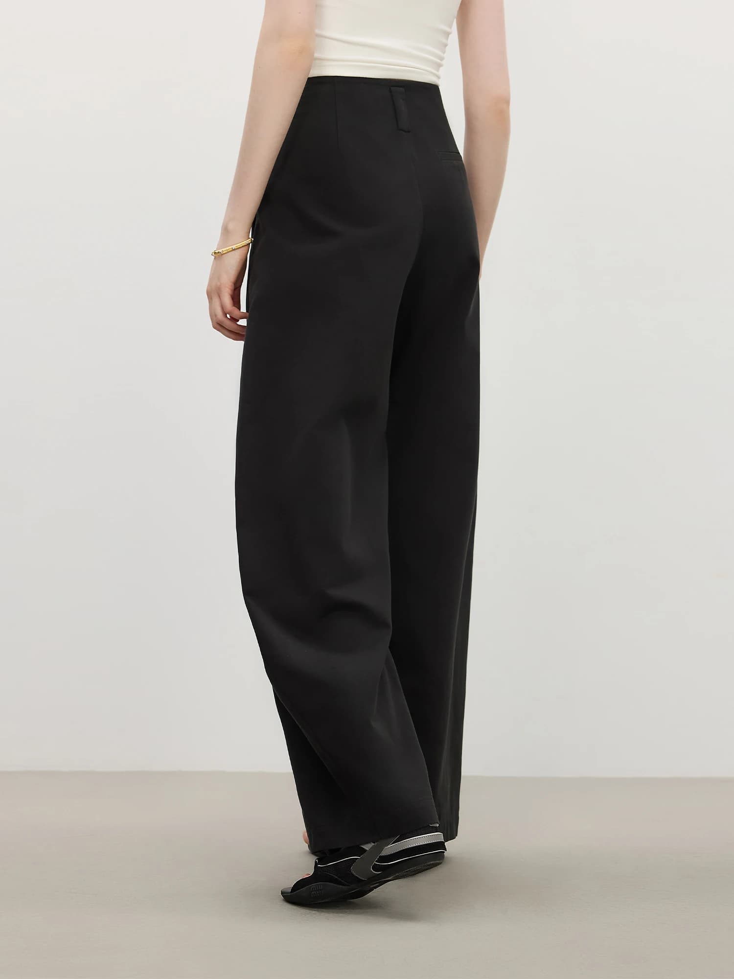 FSLE pantalon large décontracté pour femmes 2025 été nouveauté Design violet foncé Chic pantalon 25F