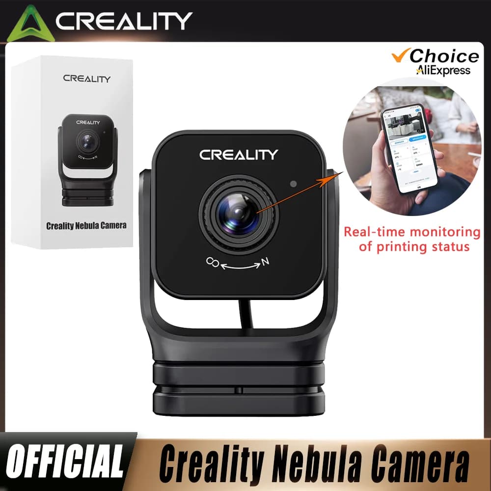 Caméra Creality Officielle Nebula : Amélioration Haute Définition, Surveillance en Temps Réel, Inter