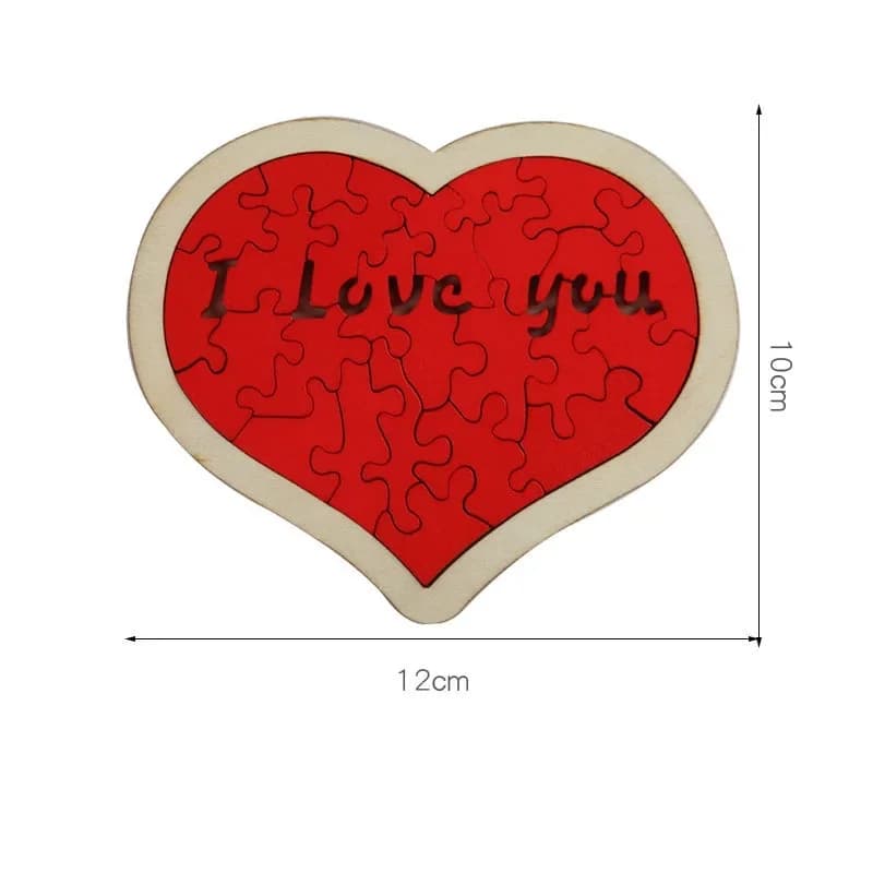 20 raisons pour lesquelles je t'aime - Puzzle gravé - Cadeau d'amour - Décoration de la maison - Cad