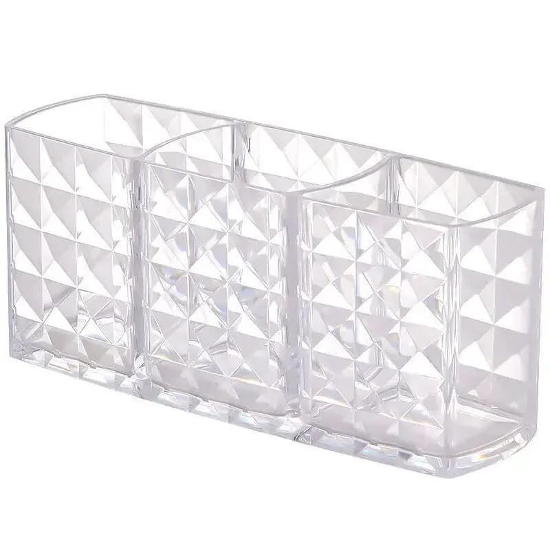 Boîte de rangement à motif de diamant, armoire à miroir, stockage de rouge à lèvres, cosmétiques, HO