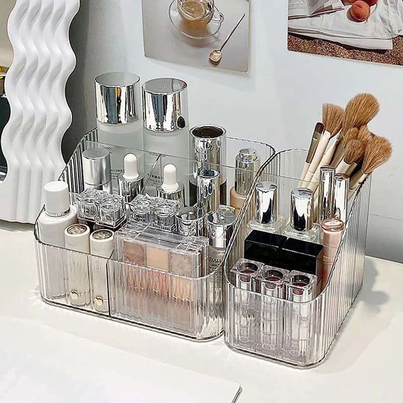 Boîte de rangement de grande capacité pour outils de maquillage, étui à pince à épiler pour extensio