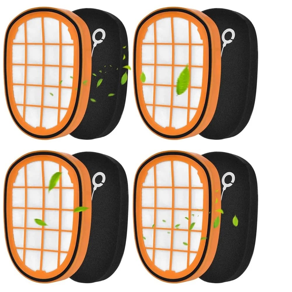Paquet de 4 filtres pour aspirateur à main Philips SpeedPro Max Aqua FC6812 FC6813 FC6822 FC5005/01 