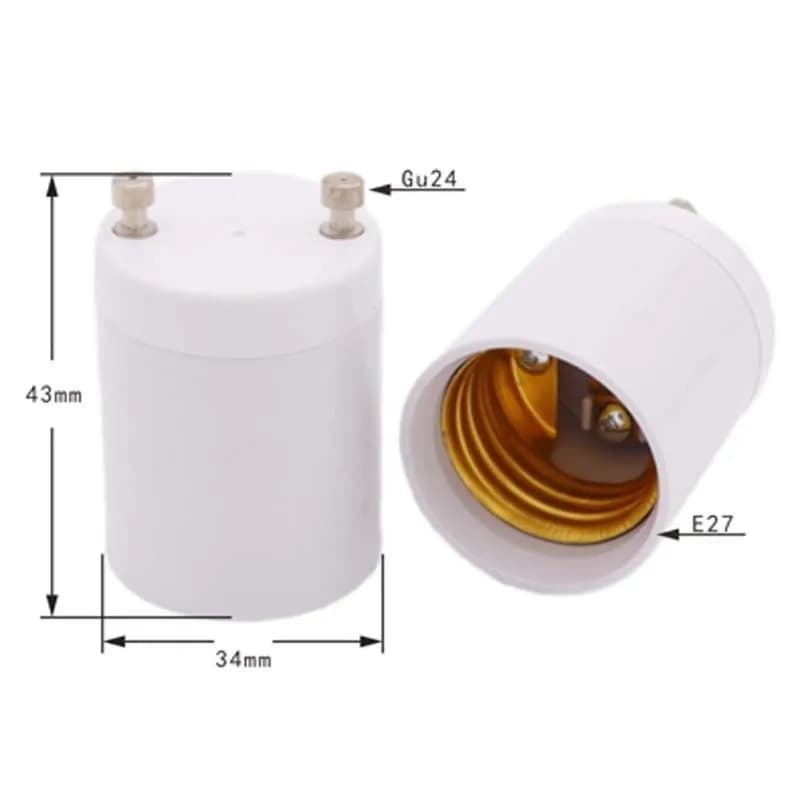 1 pièces GU24 à E27 support de lampe convertisseur lumière LED Base de tête E26 LED économie de lumi