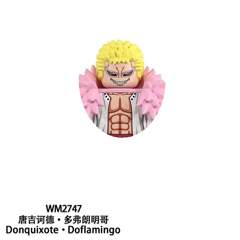 WM6187 WM6189 WM6188 WM6191 Série de dessins animés japonais Personnage de dessin animé Poupée d'act