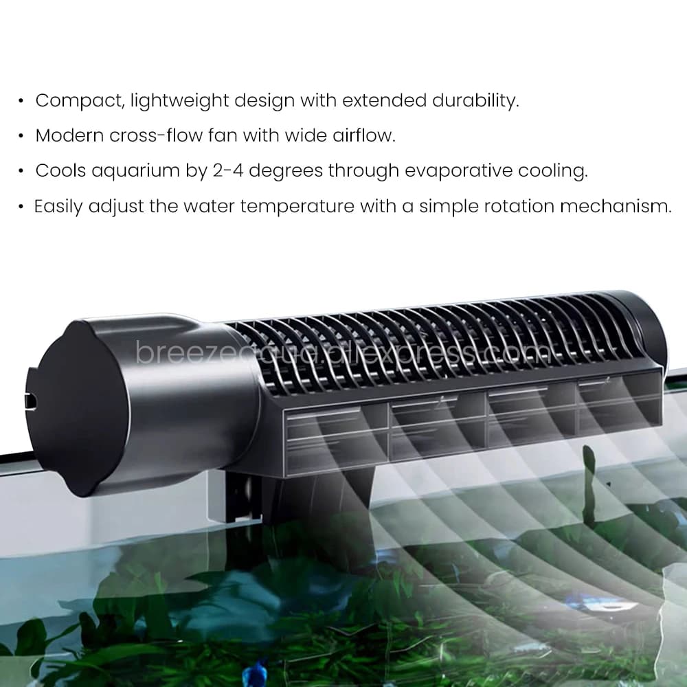 Jebao Jecod ACF-300 ACF-200 DC12V ventilateur de refroidissement automatique réglable pour Aquarium 