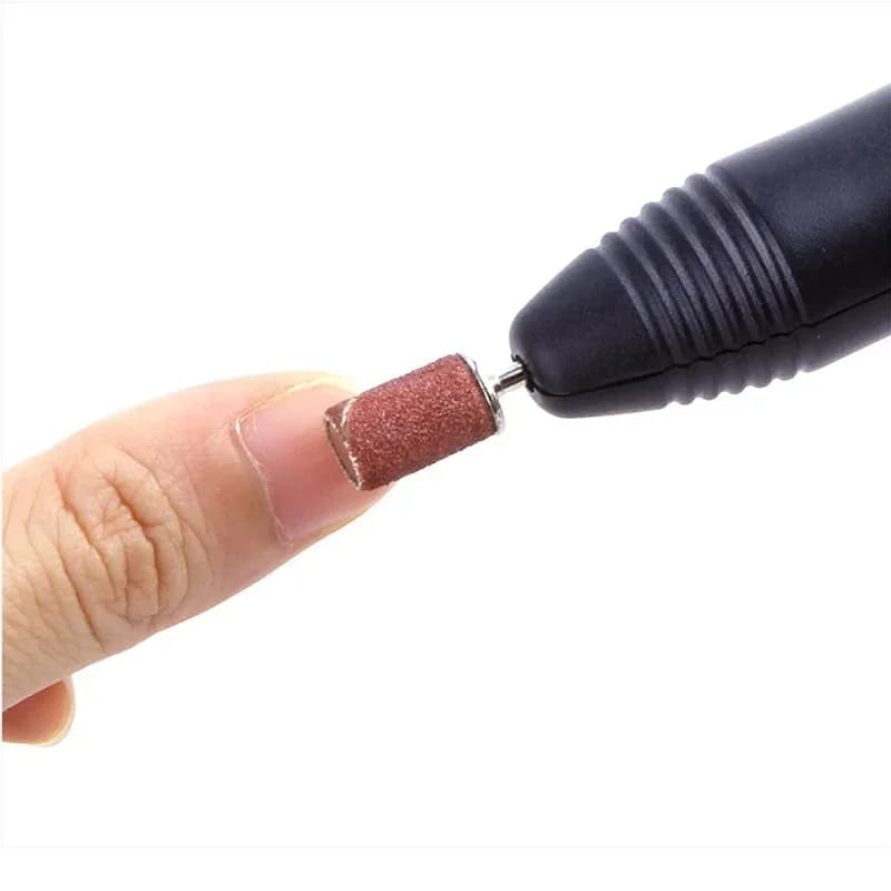 Bandes de capuchon de ponçage pour Machine de manucure électrique, grain 180/120/80, foret à ongles,