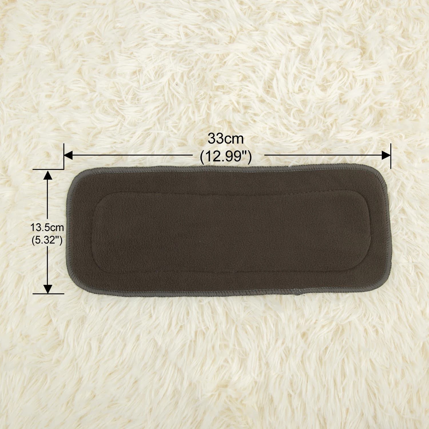 (10 pièces/lot) ALVABABY 4 couches insert de charbon de bambou haute qualité insérer de couche pour 
