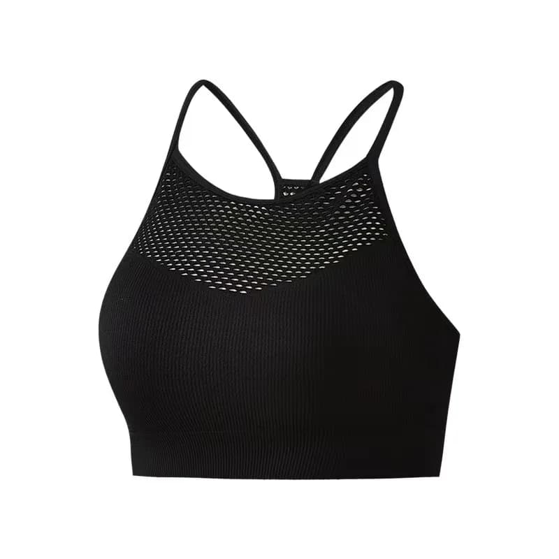 Camisole femme de style bohème - 92.0% Nylon ; 8.0% Élastique ; Support moyen en tissu tricoté, sans