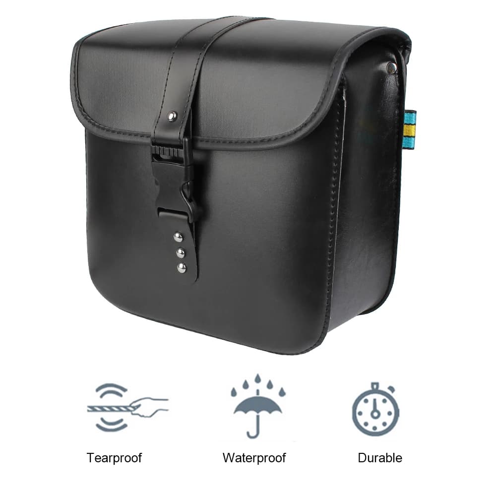 Sacs de selle de moto rétro, pochette mallette de rangement, valise de réservoir de bagages latéraux