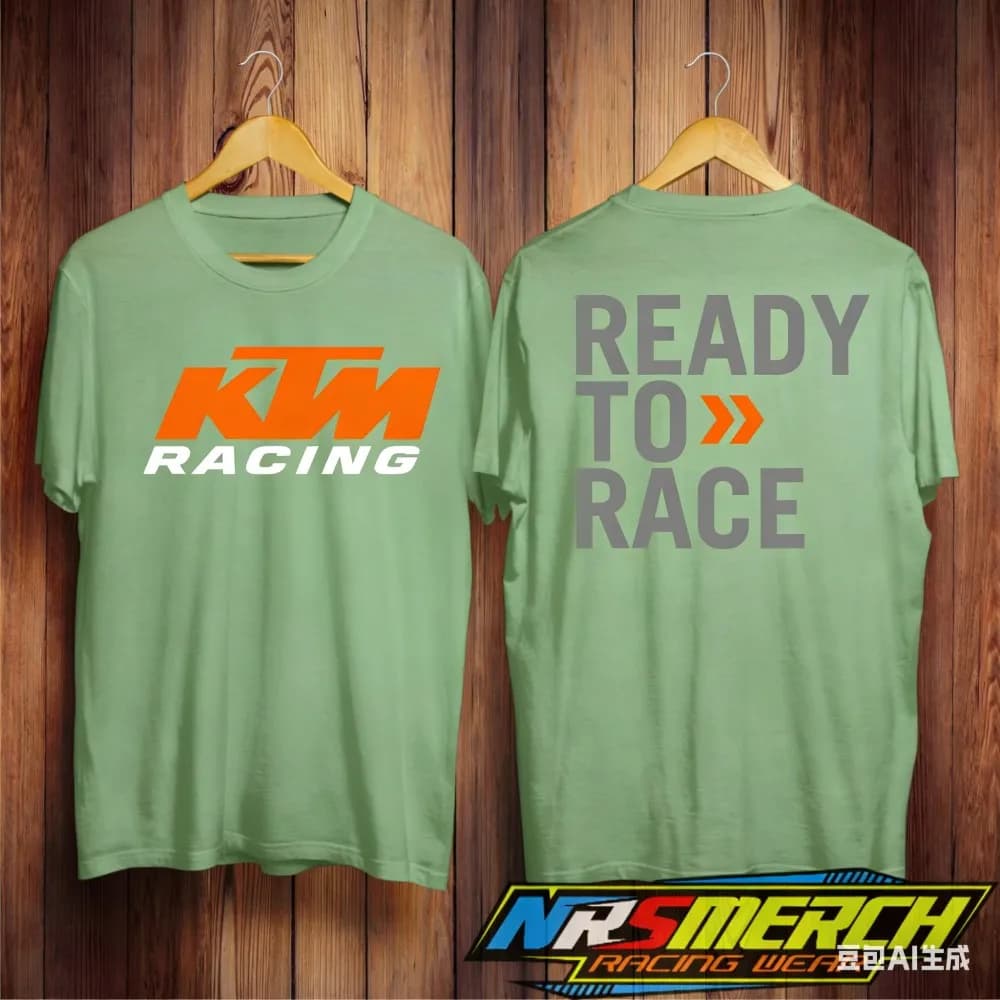 T-shirt de course KTM Ready To Race pour hommes, t-shirt décontracté unisexe, adapté à un usage quot