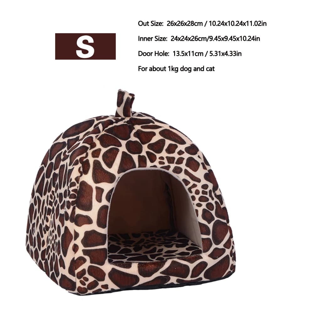 Panier de coussin à la mode pour chien et chat, niche pour animal domestique, doux, fraise