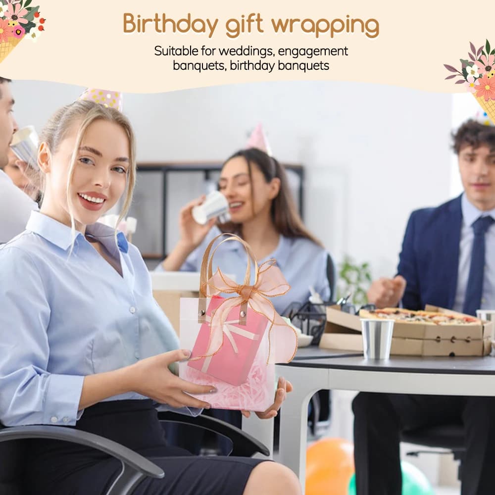 20 pièces sac cadeau de vacances écologique compagnon cadeau bonbons sac cadeau de vacances sac cade