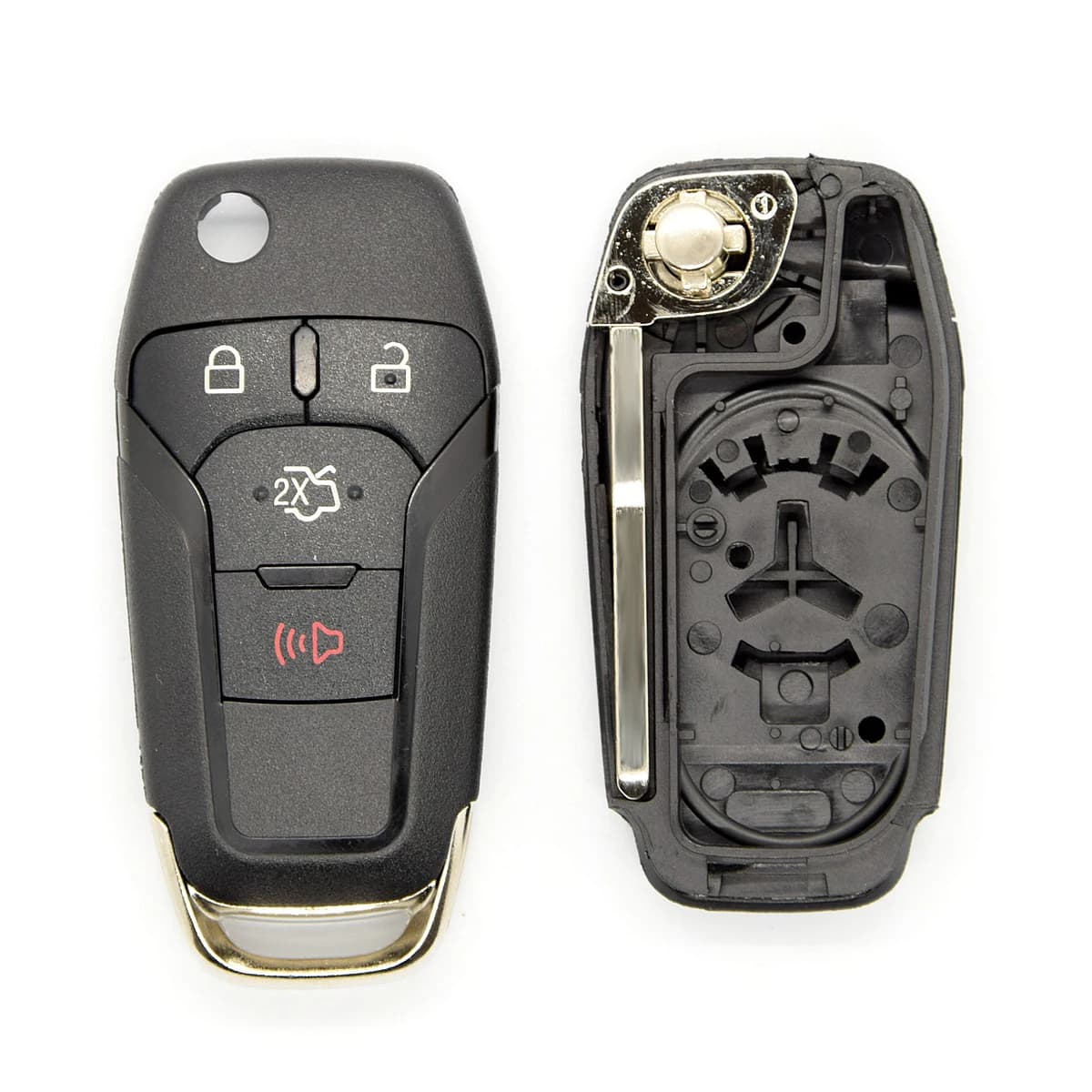 Okey – coque de clé télécommande de voiture, pour Ford F150 F250 F350 Explorer Ranger KA Fiesta Mond