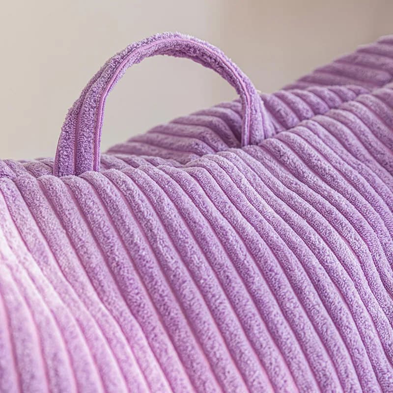 60CM paresseux Mini pouf canapé Simple velours côtelé maison salon enfants canapé chambre balcon tis
