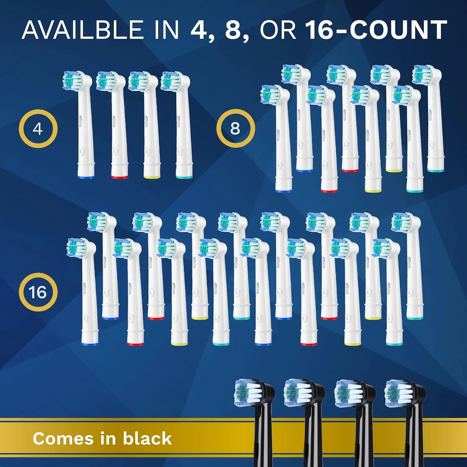 Têtes de brosse à dents électrique de rechange pour Oral-B, puissance avancée, Pro santé, triomphe, 