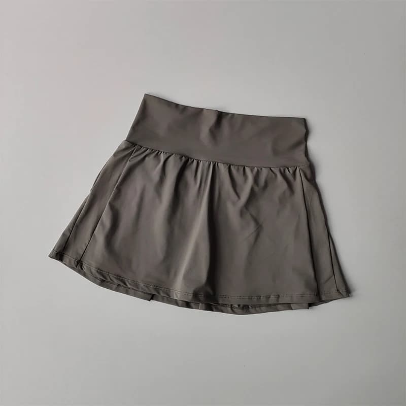 Jupe courte de sport taille haute, nouveau Short doublé Cool et Anti-éblouissement pour femmes, jupe