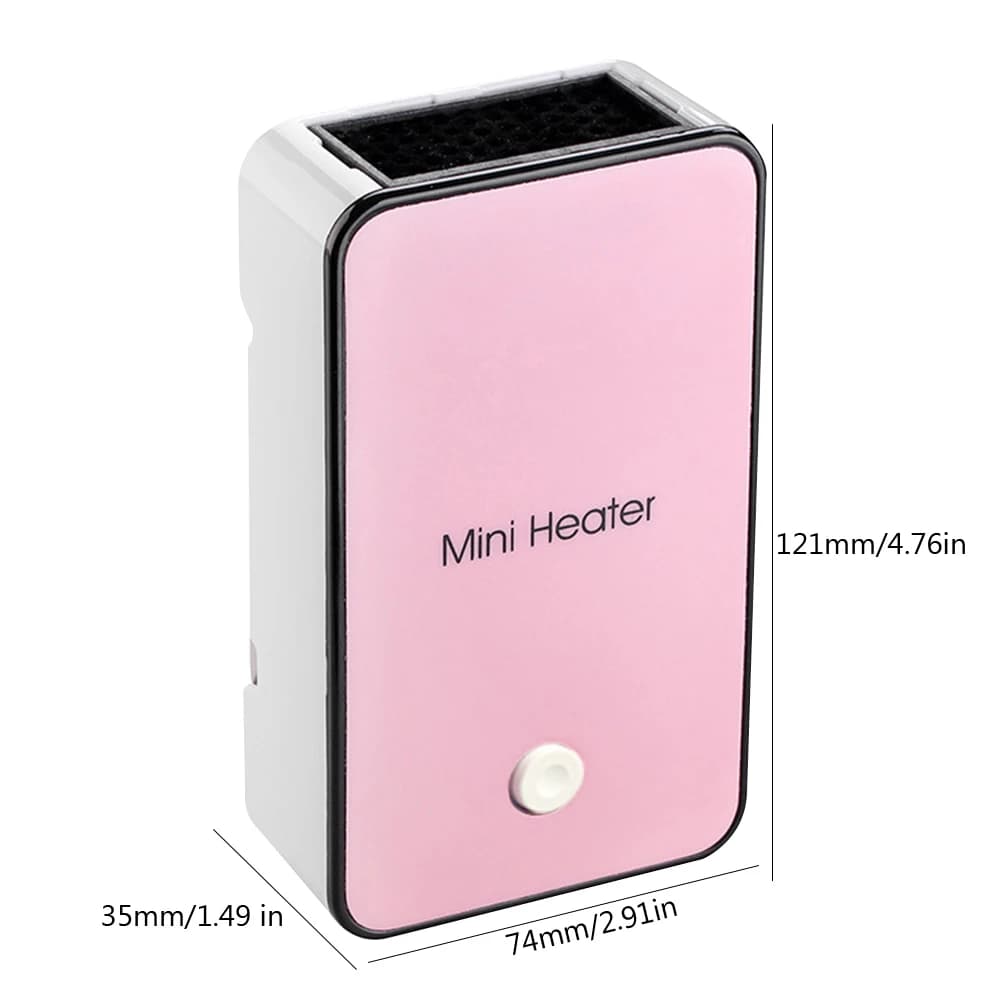 Chauffage électrique Portable, chauffe-mains de bureau, souffleur d'air chaud, Mini ventilateur pour
