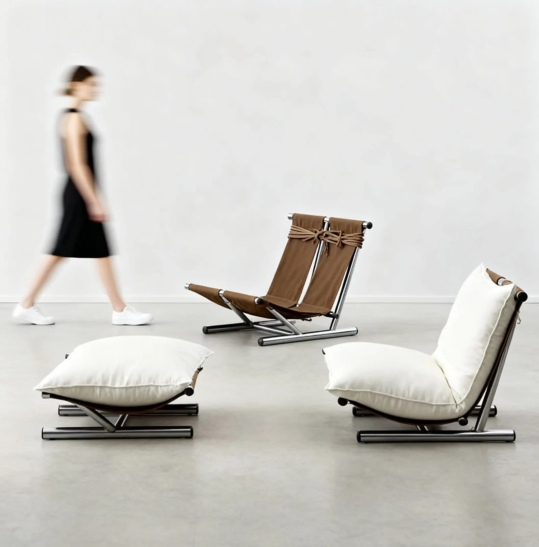 Chaise de méditation design, chaise de salon, chaise de maquillage au sol, chaise de bureau moderne,