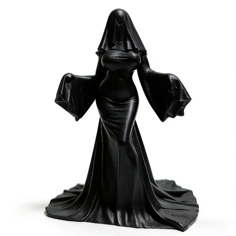 Statue de Fille Fantôme Mignonne - Décoration d'Intérieur Fantastique et Époustouflante pour Salon, 