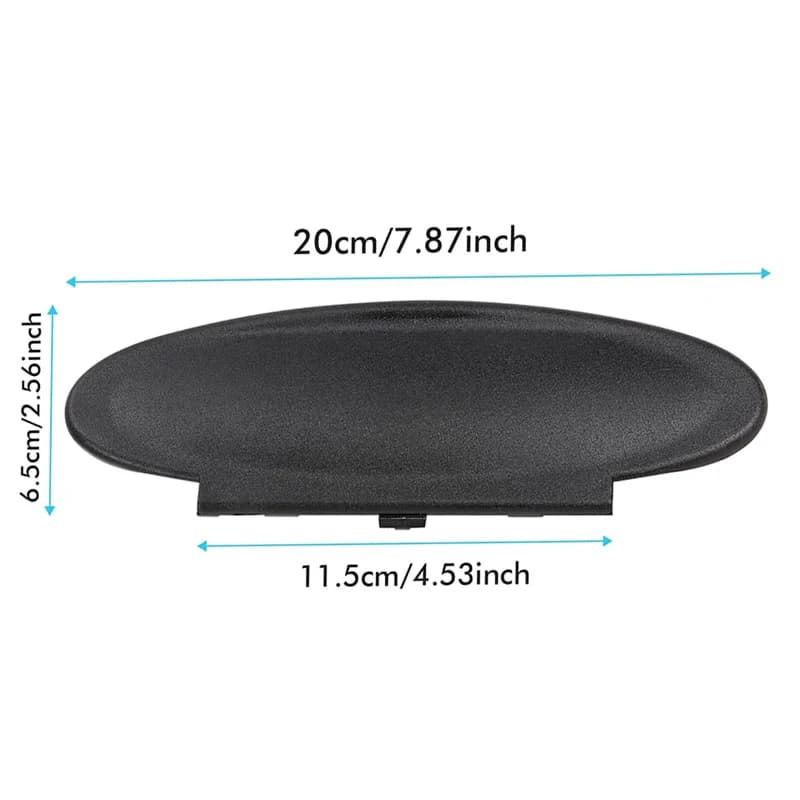 Couvercle de miroir de vanité pare-soleil noir, pièces de rechange adaptées à la Porsche 996 997 911