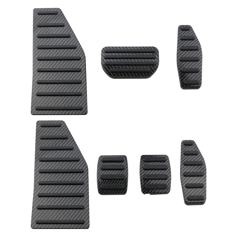 Couvercle de pédale de voiture noir en Fiber de carbone, pour Suzuki Jimny JB74 JB64 2019 2020 2021 
