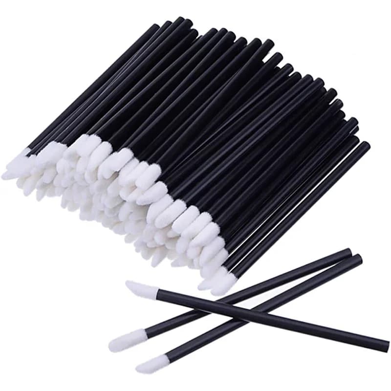 wholesale 50/100 pièces brosse à cils jetable applicateur de Mascara baguette yeux lèvres cosmétique