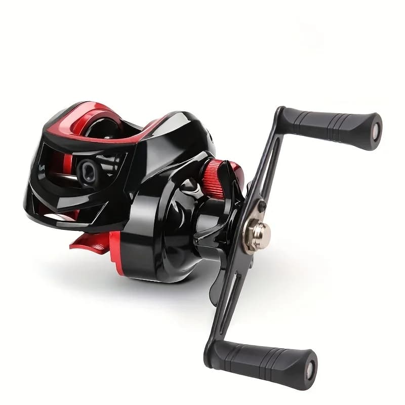 Moulinet de pêche GLS traînée maximale 8KG rapport de vitesse 7.2: 1 tasse de ligne métallique 18 + 