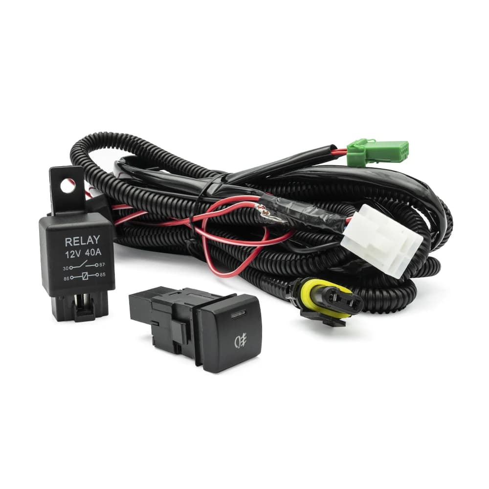 Relais de commutation pour phares antibrouillard Bi LED/Bi xénon H11, fils de harnais pour Toyota RA