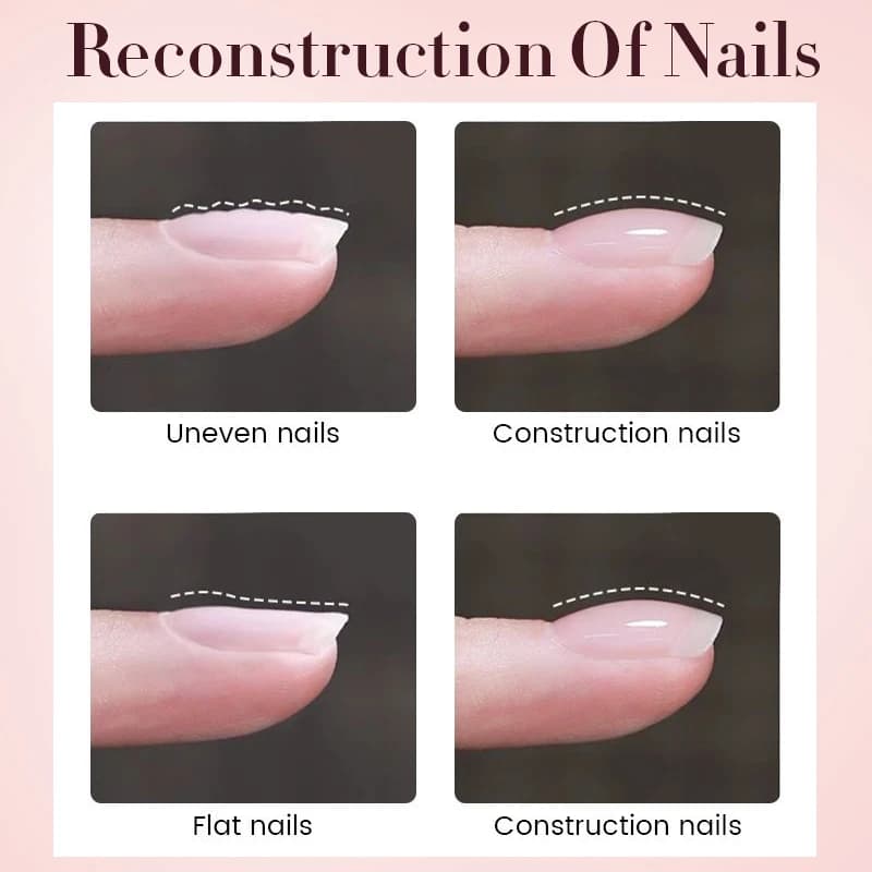 UR SUGAR-Gel de base en caoutchouc cristal nude, vernis à ongles UV LED, document naturel, semi-cont