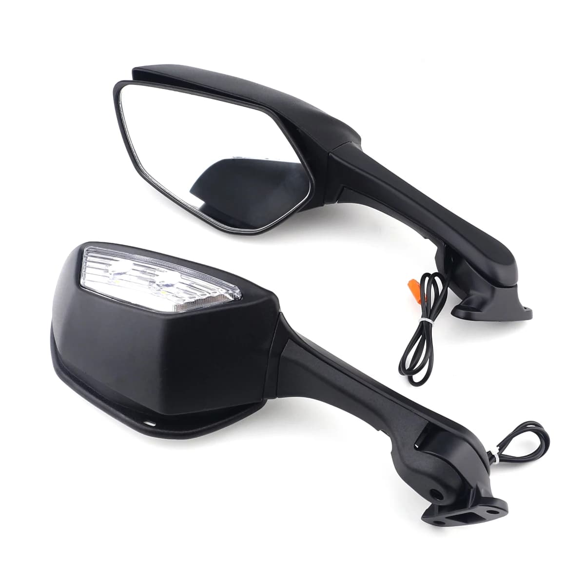 Rétroviseurs latéraux avec clignotants LED, pour Kawasaki Ninja300 EX300 2013-2017 /Ninja400 EX400 2