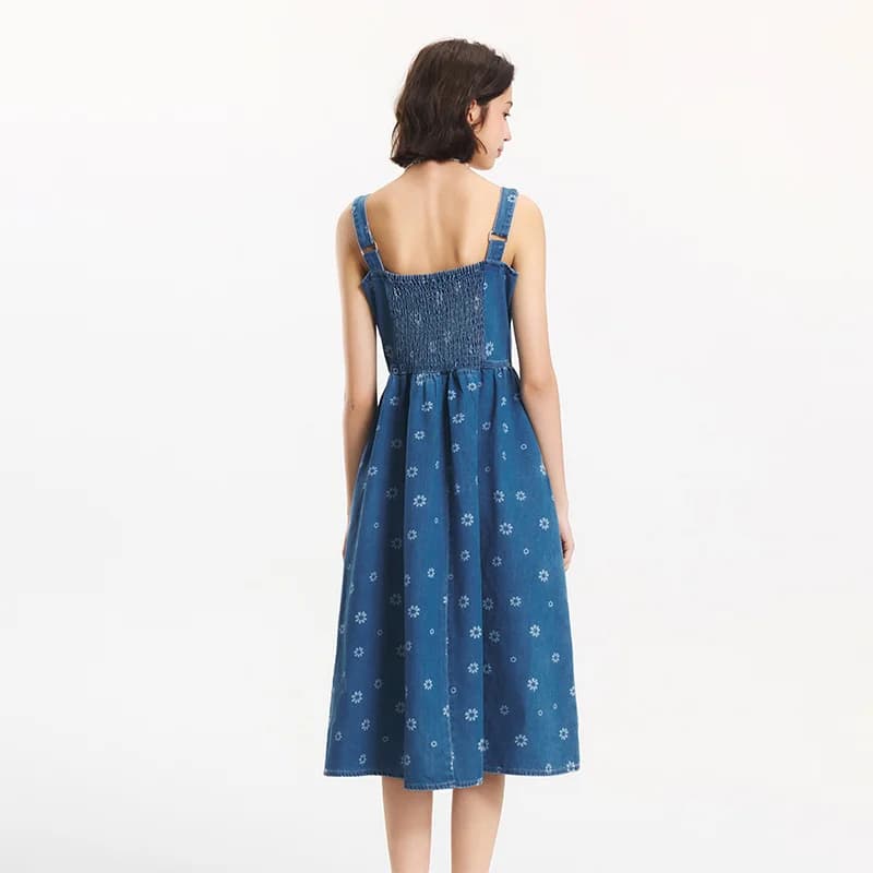 Robe Salopette en Jean Semir pour Femme – Nouvelle Collection Été 2025 – Style Ludique Imprimé Intég