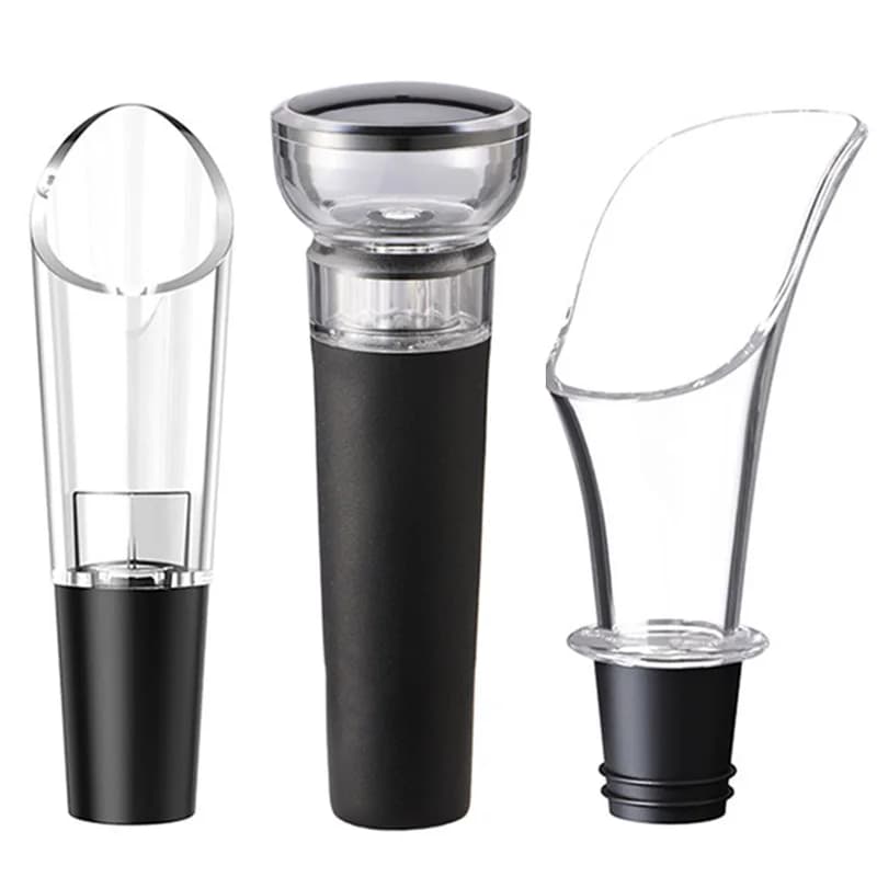 Verseur de vin, carafe, aérateur de vin rouge, bec verseur, aérateur de versage de vin, bouchon de v