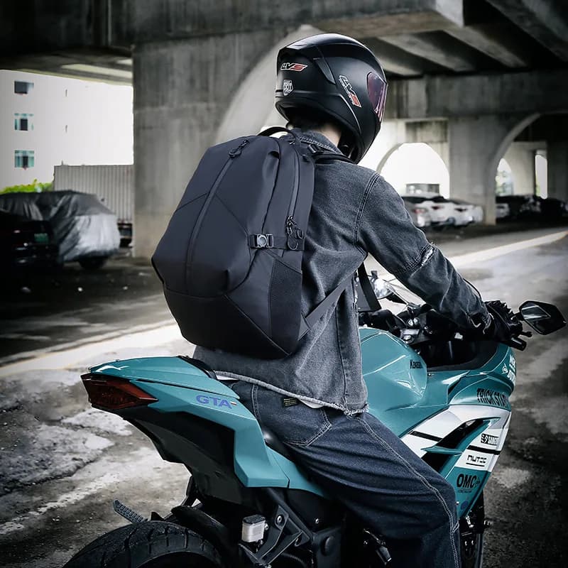 Sac à dos de moto étanche pour casque, pour hommes et femmes, grande capacité, cyclisme, voyage, ord