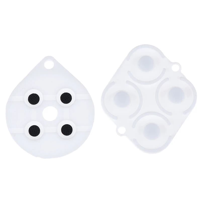 Tampons en caoutchouc conducteur pour manette de jeu SNES, remplacement des claviers, bouton, ensemb