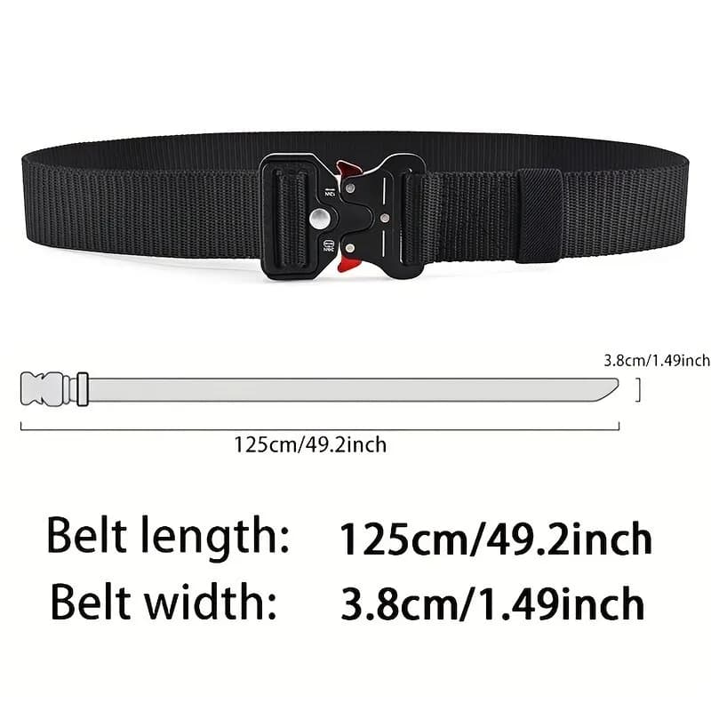 Ceintures tactiques polyvalentes pour hommes, durables, conception réglable, pour les amateurs de sp