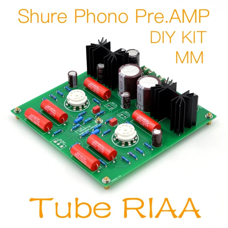 MOFI-SHURE-Amplificateur Phono Tube (MM) Peugeot RIAA-DIY et carte finie